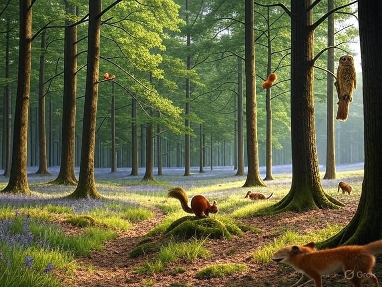 Animals and Plants in Knockmany Forest