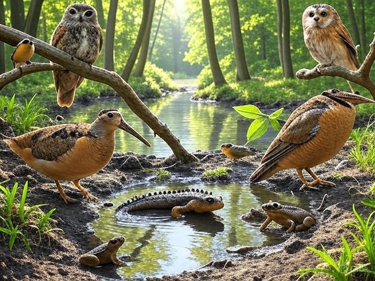 Rare Birds and Amphibians