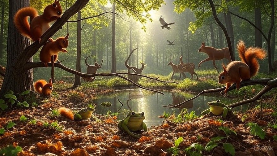 Wildlife in Pitmedden Forest